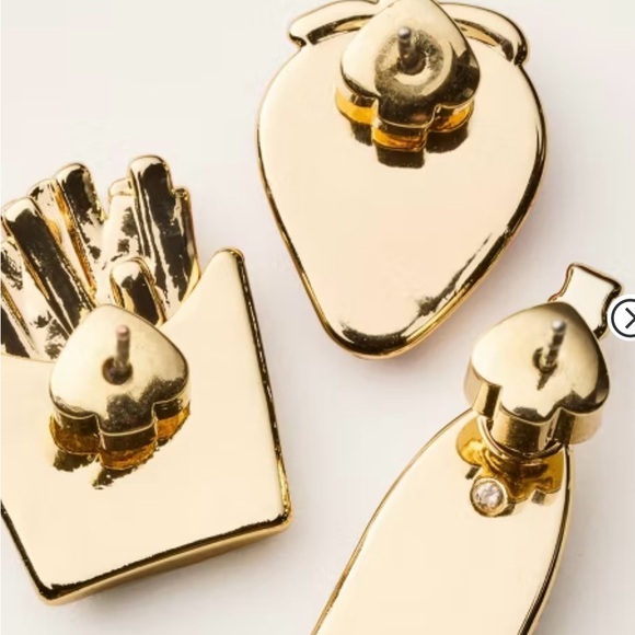 Kate Spade NY x Target limited edition collaboration 3 pairs novelty earrings - Picture 5 of 11